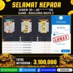 JACKPOT SLOT GACOR MAIN MAHJONG WAYS 2 21 MARET 2026