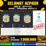 JACKPOT SLOT GACOR MAIN MAHJONG WAYS 2 22 MARET 2026
