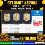 JACKPOT SLOT GACOR MAIN MAHJONG WAYS 11 MARET 2026