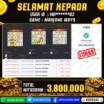 JACKPOT SLOT GACOR MAIN MAHJONG WAYS 16 MARET 2026